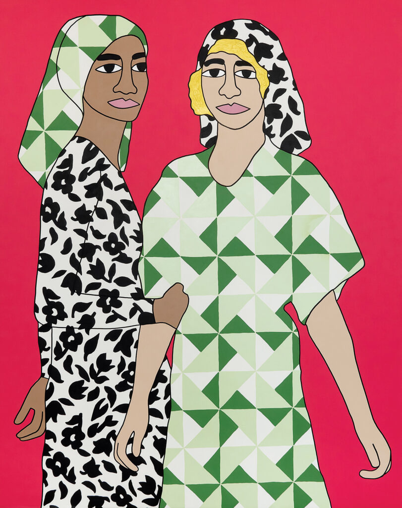 Women in Scarves,