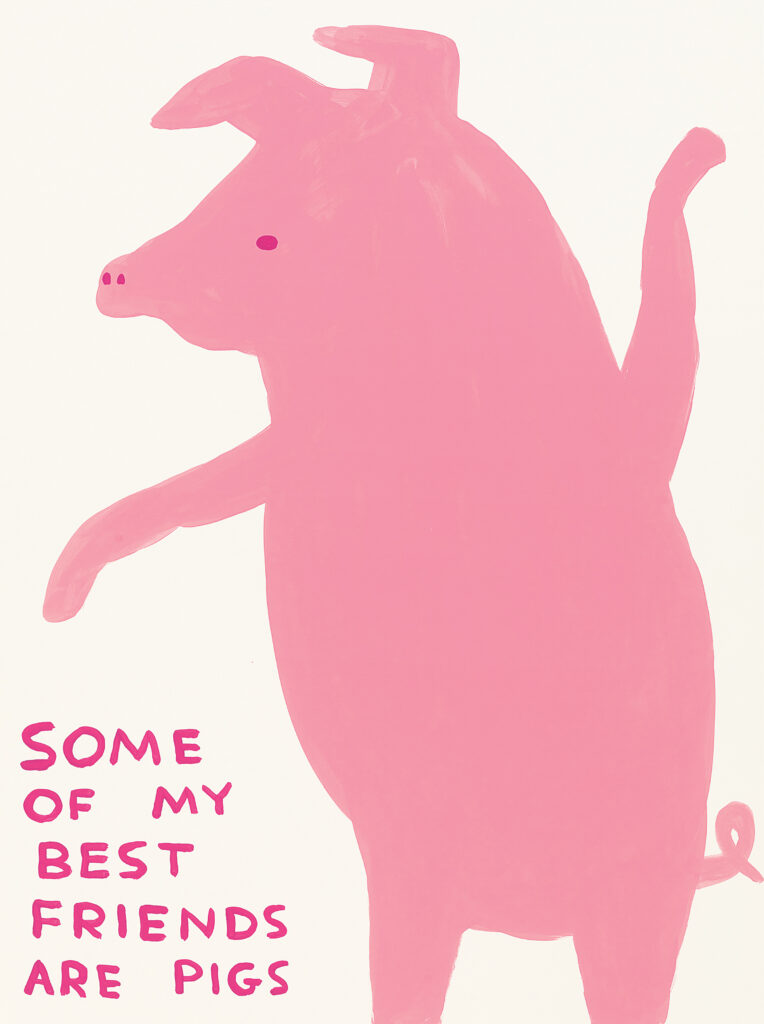 Untitled (Some of my best friends are pigs),