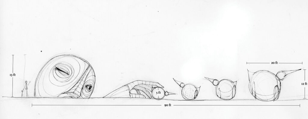 Formless Matter architectual sketch copy