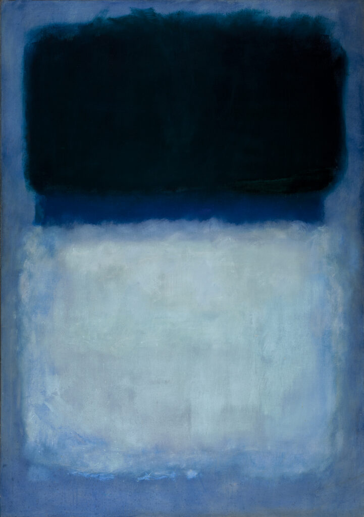 Mark Rothko, Green on Blue (Earth Green and White), 1956 