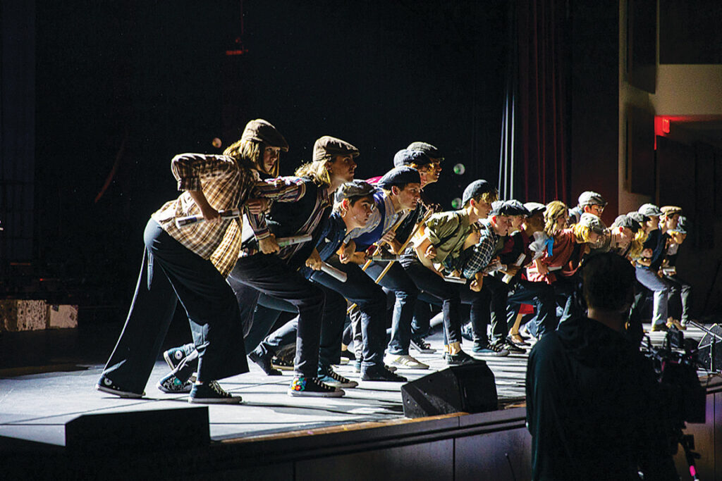 Campers performing at the end of the week.