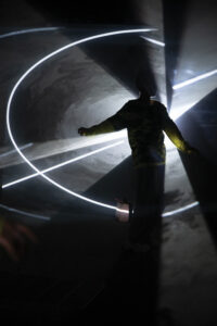 Anthony McCall: Solid Light installation at Tate Modern, London