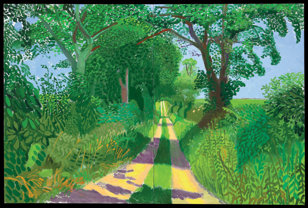 14.David Hockney Early June Tunnel 2006 copy