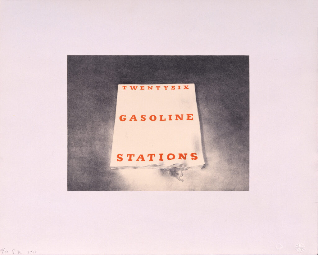 Ruscha Twenty six Gasoline Stations 1970 copy