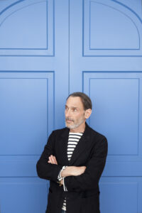 David Salle portrait in Ft. Greene studio