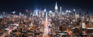 New York at Night. Created by a team of two dozen artists, photographers, and computer scientists, this photograph is one of the highest-resolution images ever made.
