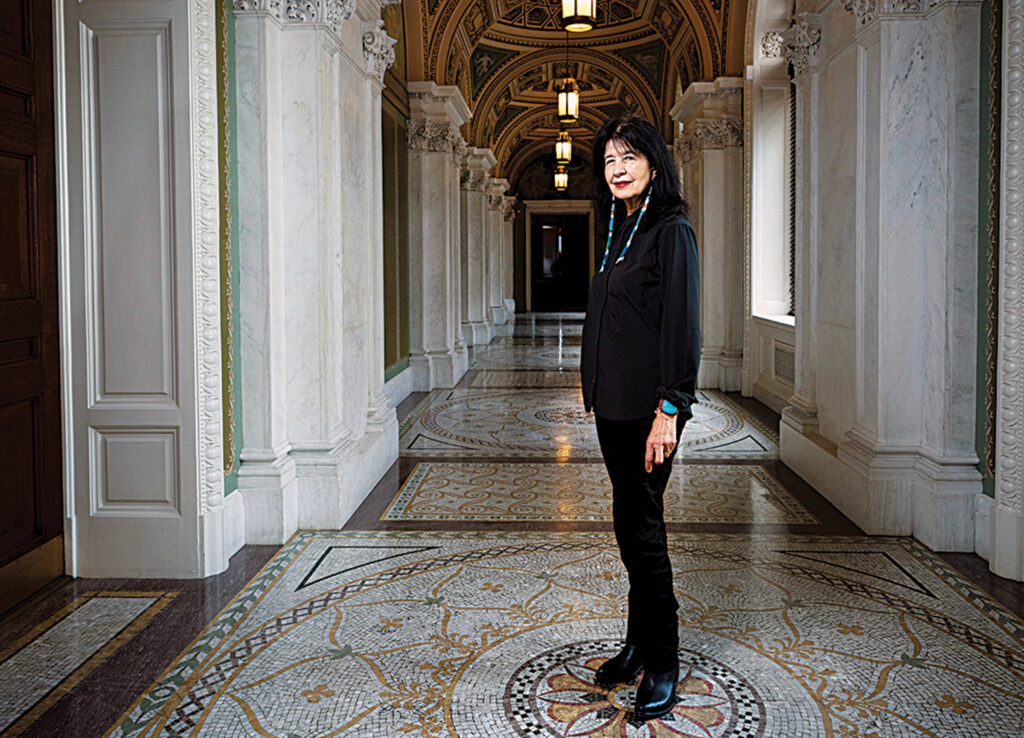 An undated photo provided by the Library of Congress shows Joy Harjo, the first Native American to become poet laureate of the United States. (Shawn Miller/Library of Congress via The New York Times)