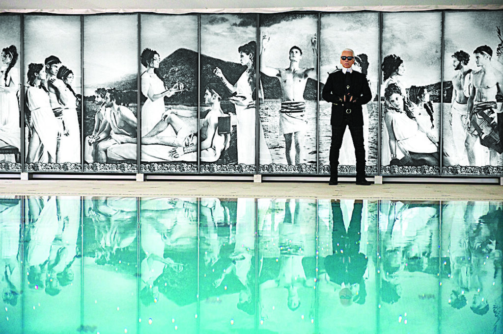 Nine Things: The Swim of Things Karl Lagerfeld, Hôtel Métropole | Issue