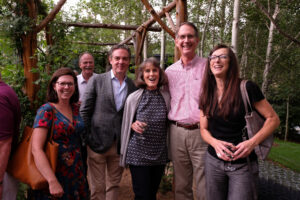 A group of patrons at the Green Box Arts Festival