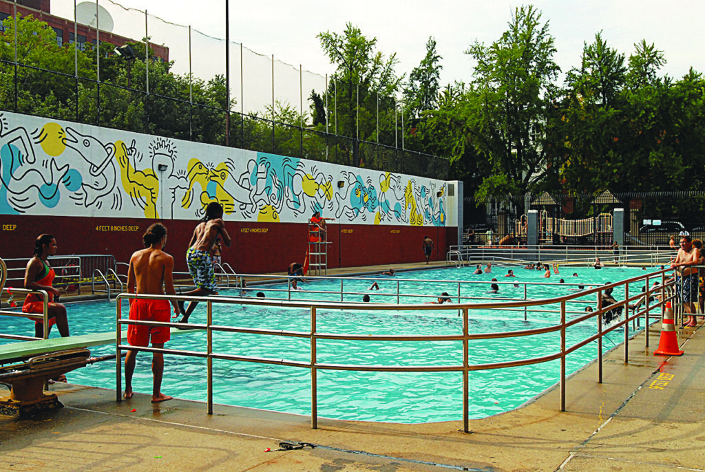 Nine Things: The Swim of Things Keith Haring, Carmine Street Pool | Issue