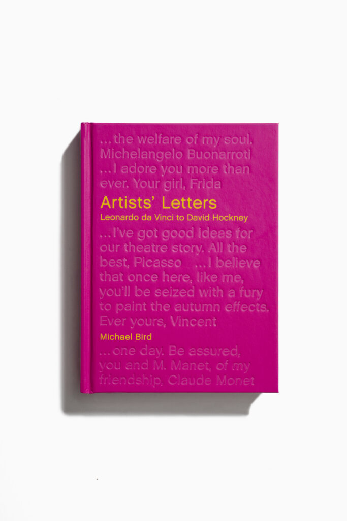 book cover for Artists’ Letters: Leonardo da Vinci to David Hockney