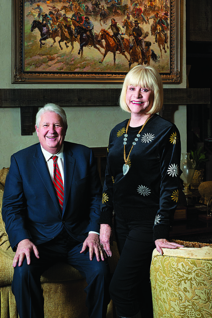 two people pose for a portrait
