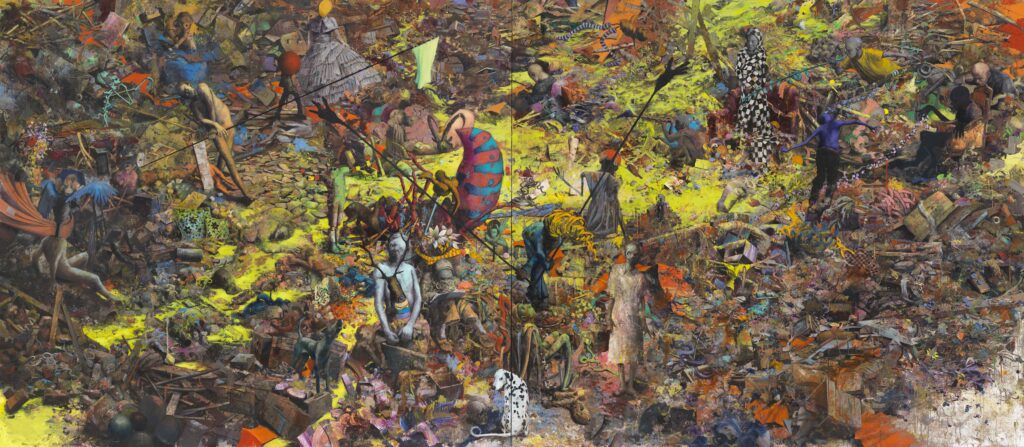 Jonas Burgert, stück hirn blind, 2014 2015, Courtesy the artist and BlainSouthern, Photo Lepkowski Studios