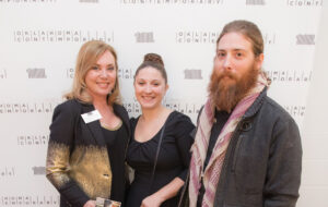 Lisa Love, Briana Hughes and Patrick Hendrick at ArtNow