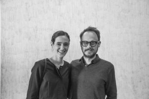 two people pose for a photo